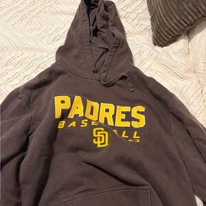 Padres Baseball Brown Hoodie